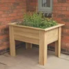 Forest Rectangular Garden Planter Natural Timber 1000 X 700 X 700mm -Outdoor Garden Shop 795KT P
