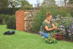 Bosch 18V 2.5Ah Li-Ion Power For All Brushless Cordless 19cm Indego M 700 Robotic Lawn Mower -Outdoor Garden Shop 805RG A2