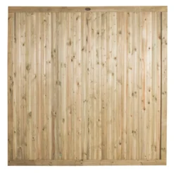 Forest Decibel Vertical Tongue & Groove Noise Reduction Fence Panels Natural Timber 6 X 6&apos; Pack Of 3