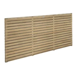 Forest Double-Slatted Fence Panels Natural Timber 6 X 3' Pack Of 3 8 Forest Double-Slatted Fence Panels Natural Timber 6 X 3' Pack Of 3 -Outdoor Garden Shop 830JG A1