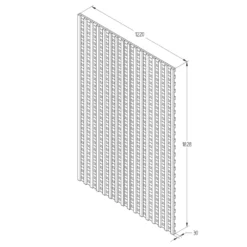Forest Premium Softwood Rectangular Trellis 4 X 6' 3 Pack 7 Forest Premium Softwood Rectangular Trellis 4 X 6' 3 Pack -Outdoor Garden Shop 844JG A2