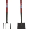 Spear & Jackson Carbon Steel Digging Fork & Spade 2 Pcs -Outdoor Garden Shop 86263 P