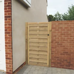 Forest Europa Plain Garden Gate 900 X 1800mm Natural Timber -Outdoor Garden Shop 907JG A2