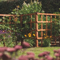 Rowlinson Softwood Rectangular Heavy Duty Trellis 0.9 X 1.8m 3 Pack -Outdoor Garden Shop 921PP A1