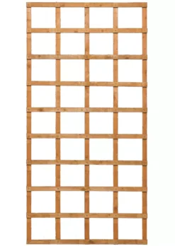 Rowlinson Softwood Rectangular Heavy Duty Trellis 0.9 X 1.8m 3 Pack