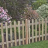 Forest Ultima Picket Fence Panel Natural Timber X Pack Of 3 -Outdoor Garden Shop 925KV P