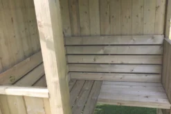 Shire Honeysuckle 4' X 4' (Nominal) Pyramid Timber Arbour -Outdoor Garden Shop 9276F A4