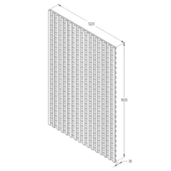 Forest Premium Softwood Rectangular Trellis 4 X 6' 4 Pack 7 Forest Premium Softwood Rectangular Trellis 4 X 6' 4 Pack -Outdoor Garden Shop 927JG A2