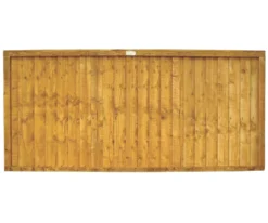 Forest Closeboard Fence Panels Golden Brown 6 X 3&apos; Pack Of 6