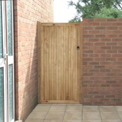Forest Decibel Noise Reduction Garden Gate 900 X 1800mm Natural Timber -Outdoor Garden Shop 948JG A2