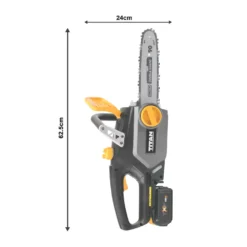 Titan TTI932CHN 18V 1 X 5.0Ah Li-Ion TXP Cordless 25cm Chainsaw -Outdoor Garden Shop 968XF A5