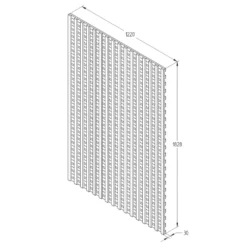Forest Premium Softwood Rectangular Trellis 4 X 6' 5 Pack 7 Forest Premium Softwood Rectangular Trellis 4 X 6' 5 Pack -Outdoor Garden Shop 977JG A2