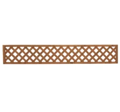 Forest Fence Topper Softwood Rectangular Trellis 6 X 1' 3 Pack