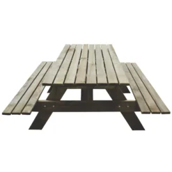 Forest Small Rectangular Garden Picnic Table 1500 X 1500 X 700mm -Outdoor Garden Shop 9979X A2
